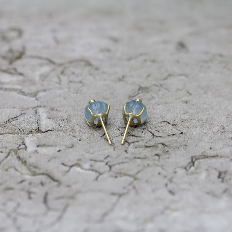 アクアマリン スタッドピアス